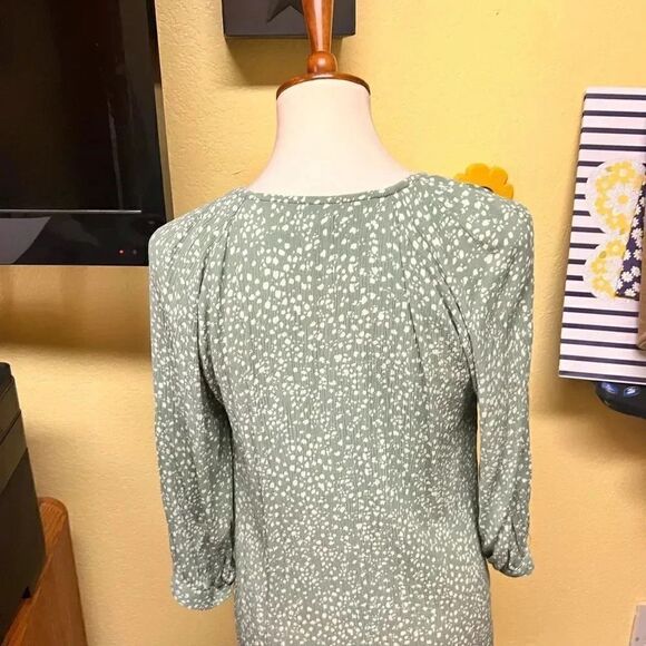 NWOT Maurice Green With White 3/4 Sleeved Blouse #YC22 - Picture 3 of 5